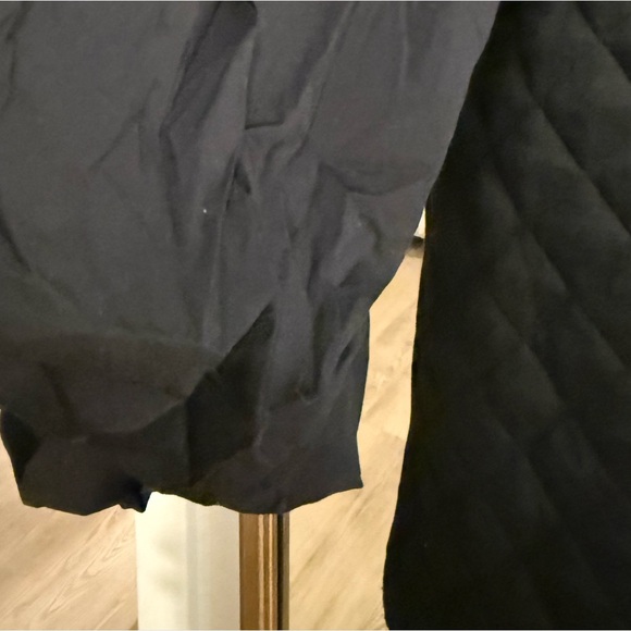 Zara Black Quilted Puff Sleeve Top - Picture 3 of 4